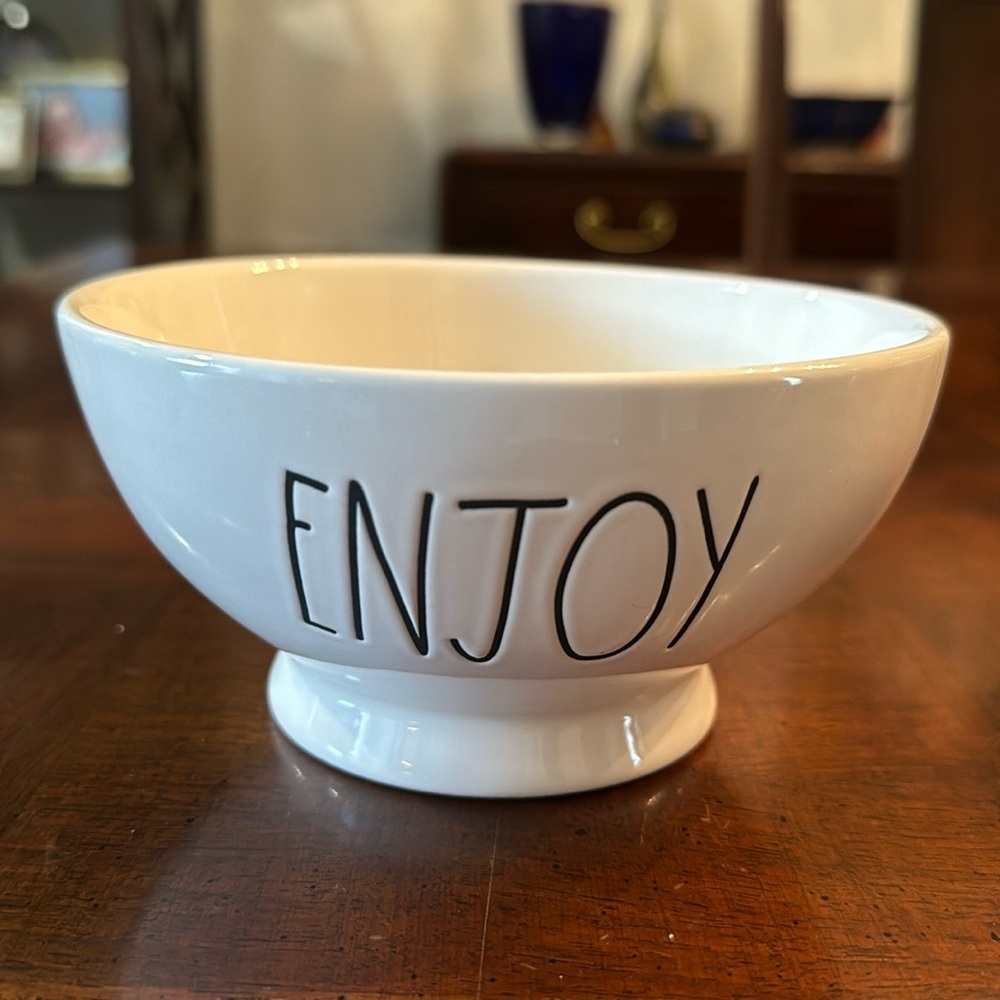 Rae Dunn Enjoy Soup Cereal Bowl